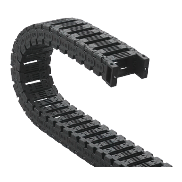 Cable-channel JY21Q.1.57W75 (21×57 mm, l: 1000 mm, r: 75 mm) - Hochwertige Kabelschleppketten und flexible Kühlmittelschläuche von JFLO für industrielle Maschinen und Automatisierung. Langlebig, effizient und für präzise Anwendungen in CNC-Maschinen und Produktionslinien entwickelt.
