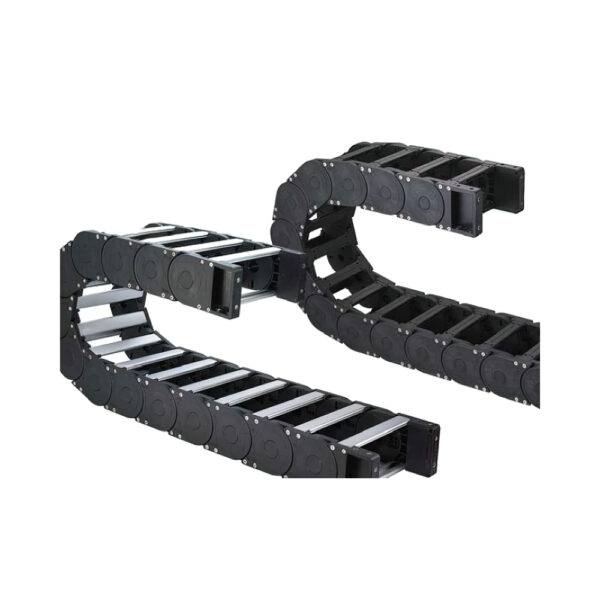 Cable-channel JN100Q.1.85S300 (100×85 mm, l: 1000 mm, r: 300 mm) - Hochwertige Kabelschleppketten und flexible Kühlmittelschläuche von JFLO für industrielle Maschinen und Automatisierung. Langlebig, effizient und für präzise Anwendungen in CNC-Maschinen und Produktionslinien entwickelt.