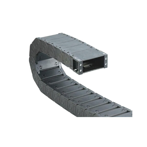 Cable-channel JN25F.1.103W200 (25×103 MM, L: 1000 mm, R: 200 mm) - Hochwertige Kabelschleppketten und flexible Kühlmittelschläuche von JFLO für industrielle Maschinen und Automatisierung. Langlebig, effizient und für präzise Anwendungen in CNC-Maschinen und Produktionslinien entwickelt.