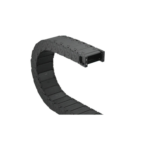 Cable-channel JN35F.2.90N63 (35×90 mm, l: 1000 mm, r: 63 mm) - Hochwertige Kabelschleppketten und flexible Kühlmittelschläuche von JFLO für industrielle Maschinen und Automatisierung. Langlebig, effizient und für präzise Anwendungen in CNC-Maschinen und Produktionslinien entwickelt.