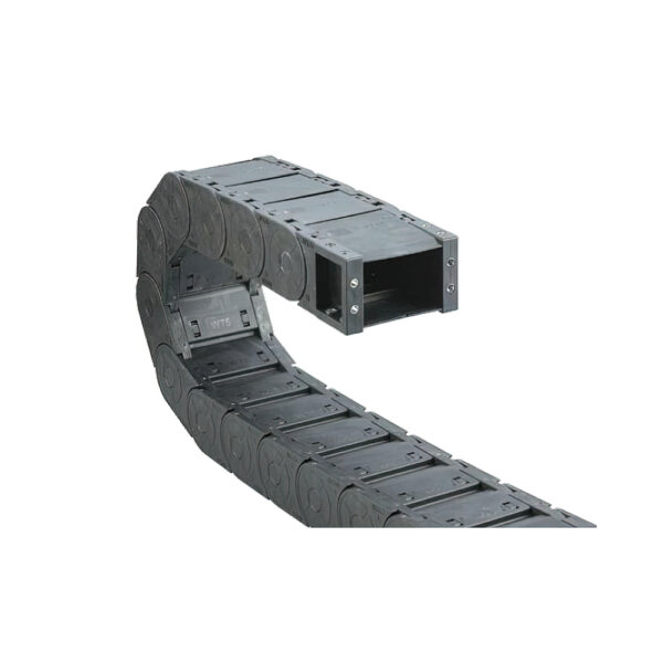 Cable-channel JN555F.1.75W250 (55×75 MM, L: 1000 MM, R: 250 mm) - Hochwertige Kabelschleppketten und flexible Kühlmittelschläuche von JFLO für industrielle Maschinen und Automatisierung. Langlebig, effizient und für präzise Anwendungen in CNC-Maschinen und Produktionslinien entwickelt.