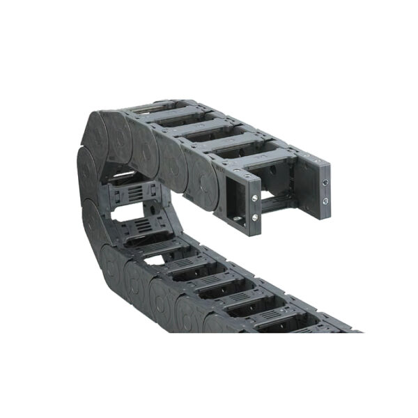 Cable-channel JN65Q.1.250W135 (65×250 MM, l: 1000 mm, R: 135 mm) - Hochwertige Kabelschleppketten und flexible Kühlmittelschläuche von JFLO für industrielle Maschinen und Automatisierung. Langlebig, effizient und für präzise Anwendungen in CNC-Maschinen und Produktionslinien entwickelt.