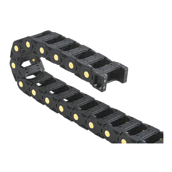JEZ20Q channel cable 2.100S125 (20×100 mm, l: 1000 mm, r: 125 mm) - Hochwertige Kabelschleppketten und flexible Kühlmittelschläuche von JFLO für industrielle Maschinen und Automatisierung. Langlebig, effizient und für präzise Anwendungen in CNC-Maschinen und Produktionslinien entwickelt.