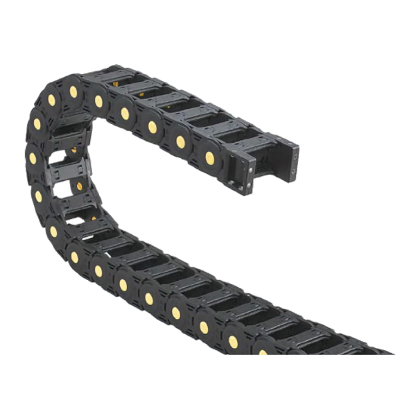 JEZ25Q channel cable.2.100S55 (25×100 mm, l: 1000 mm, r: 55 mm) - Hochwertige Kabelschleppketten und flexible Kühlmittelschläuche von JFLO für industrielle Maschinen und Automatisierung. Langlebig, effizient und für präzise Anwendungen in CNC-Maschinen und Produktionslinien entwickelt.
