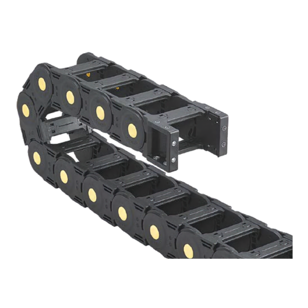 JEZ45Q cable channel.2.150S125 (45×150 mm, l: 1000 mm, r: 125 mm) - Hochwertige Kabelschleppketten und flexible Kühlmittelschläuche von JFLO für industrielle Maschinen und Automatisierung. Langlebig, effizient und für präzise Anwendungen in CNC-Maschinen und Produktionslinien entwickelt.