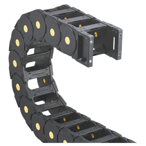 JEZ80Q cable-channel. 2.75S150 (80×75 mm, l: 1000 mm, r: 150 mm)